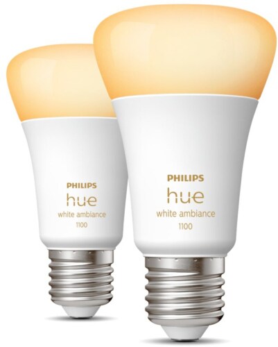 Έξυπνος λαμπτήρας Philips Hue A60 - E27 - 2 τμχ