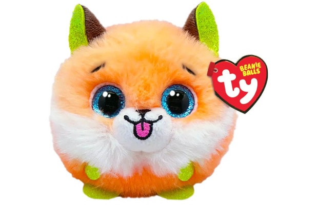 Λούτρινο TY Beanie Balls Χνουδωτή Γατούλα Πορτοκαλί
