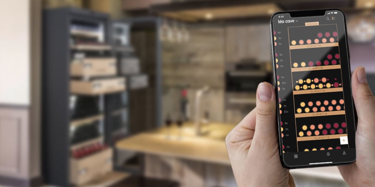 Συντηρητής Κρασιών LA SOMMELIERE LS24A για 23 Μπουκάλια με LED φωτισμό - Inox