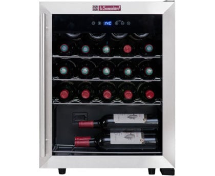 Συντηρητής Κρασιών LA SOMMELIERE LS24A για 23 Μπουκάλια με LED φωτισμό - Inox