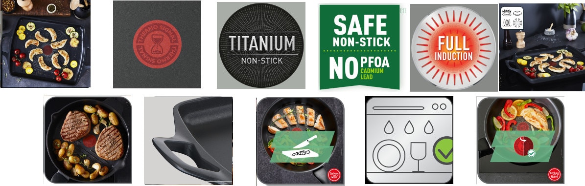 Τηγάνι - Πλάκα Ψησίματος Μπάρμπεκιου TEFAL Robusto E2499844 26 x 32 cm Μαύρο
Τηγάνι - Πλάκα Ψησίματος Μπάρμπεκιου TEFAL Robusto E2499844 26 x 32 cm Μαύρο