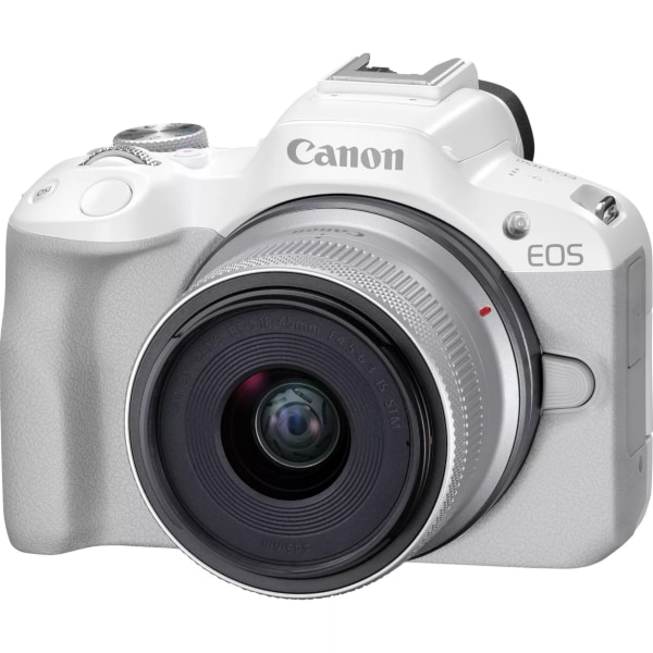 Φωτογραφική Μηχανή Mirrorless Canon EOS R50 & Φακός Canon RF-S 18-45mm f4.5-6.3 IS STM - Λευκό