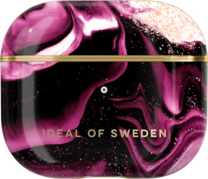 Θήκη Ακουστικών Ideal of Sweden Printed για Apple AirPods Gen 3 - Golden Ruby Marble