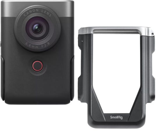 Φωτογραφική Μηχανή Compact Canon PowerShot V10 - Advanced Vlogging kit - Ασημί