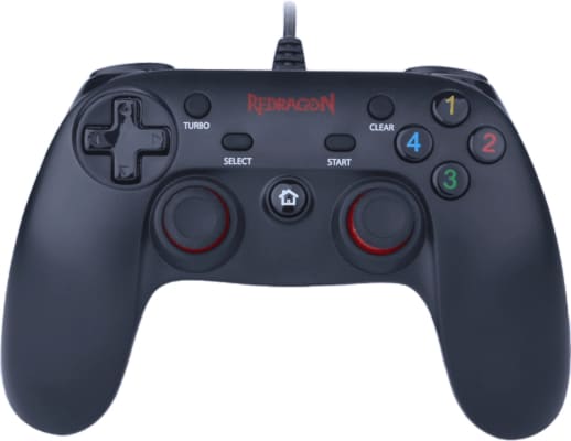 Redragon Saturn G807 Ενσύρματο Χειριστήριο για PC και PS3 - Μαύρο