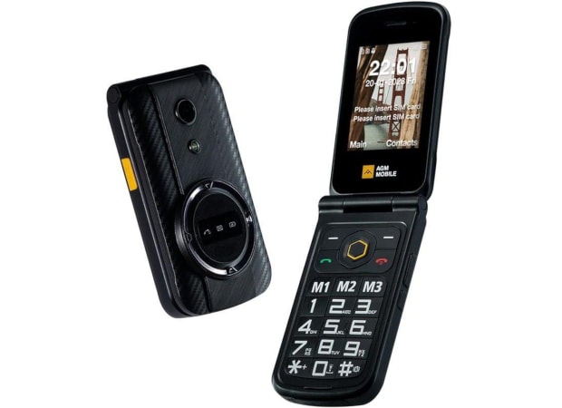 AGM M8 Flip 4G Dual Sim - Black