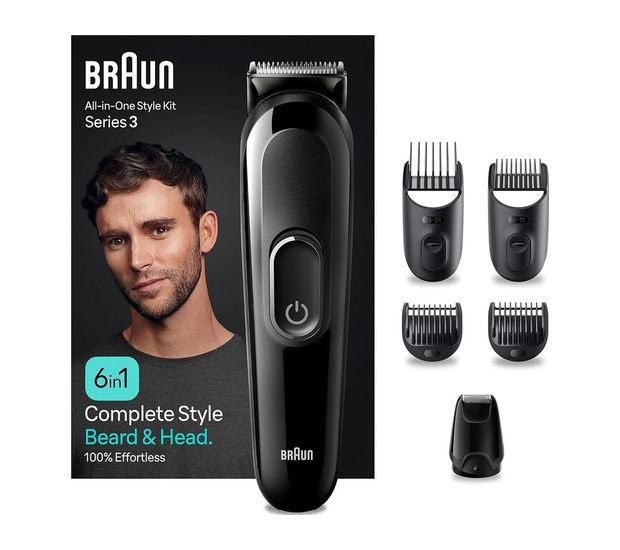 Σετ Περιποίησης Trimmer BRAUN MGK3410 Multigroomer 6 Σε 1 Μαύρο