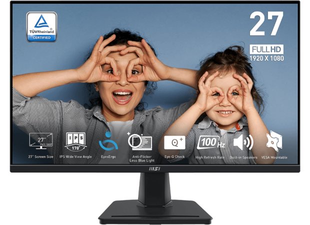 MSI Pro MP275 27" FHD IPS Flat 100Hz 4ms