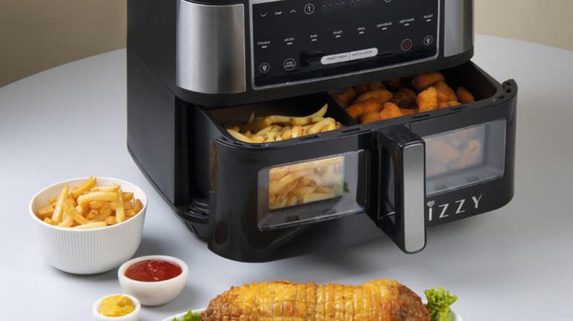 IZZY
Digital Air Fryer Dual 10Lt with Window IZ-8225