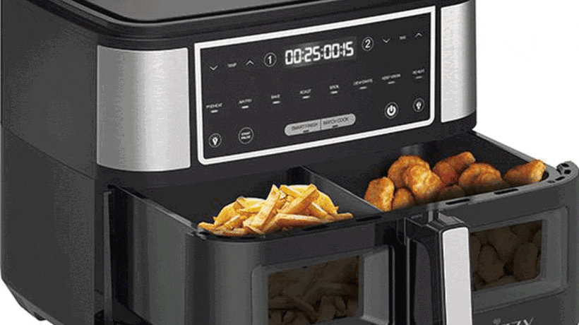 Digital Air Fryer Dual 10Lt with Window IZ-8225
Digital Air Fryer Dual 10Lt with Window IZ-8225