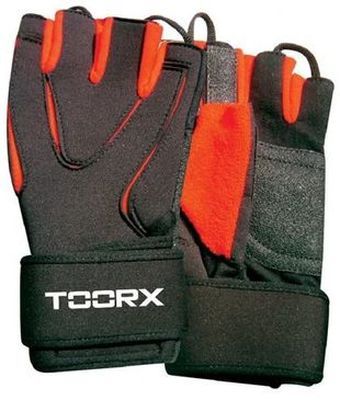 Γάντια Γυμναστικής TOORX με με Περικάρπιο AHF-036 XL - Μαύρο/Κόκκινο