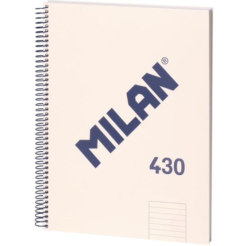Τετράδιο Σπιράλ MILAN Α4 Μπεζ