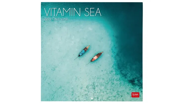 Ημερολόγιο Τοίχου Legami 2025 Vitamin Sea 30x29 cm