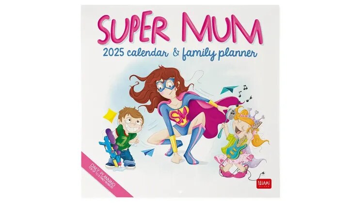 Ημερολόγιο Τοίχου Legami 2025 Super Mum 30x29 cm