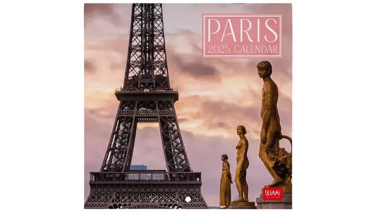 Ημερολόγιο Τοίχου Legami 2025 Paris 18x18cm