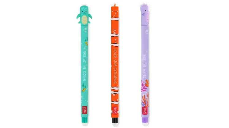 Στυλό Gel Legami Erasable Under The Sea 0.7 mm (3 Τεμάχια)