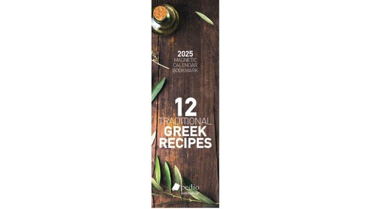 Ημερολόγιο Μηνιαίο Μαγνητικό Σελιδοδείκτης Πεδίο Recipes 2025