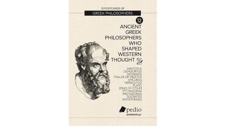 Καρτ Ποστάλ - Post Card Πεδίο Set 12 Classic Philosophers (12 Τεμάχια)