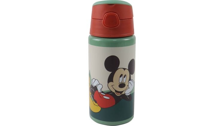 Παγούρι Gim Flip Αλουμινίου Mickey 500 ml Πράσινο