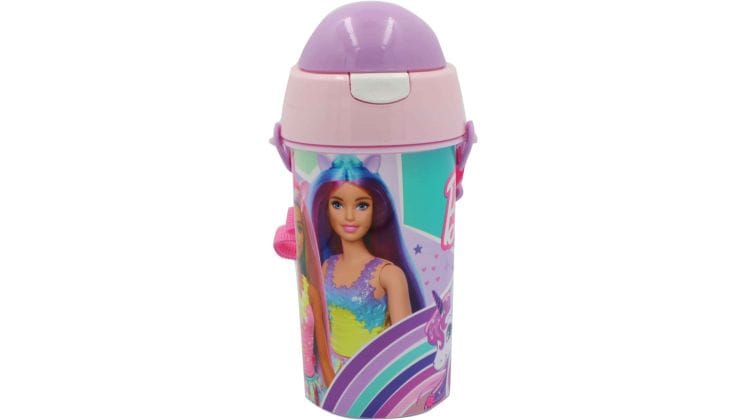 Παγούρι Gim Πλαστικό Fd Barbie 500 ml Λιλά