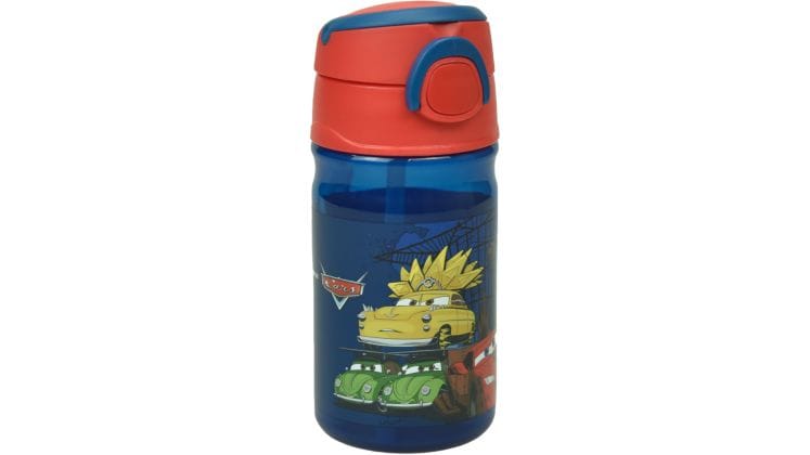 Παγούρι Gim Cars Road Rumblers με Καλαμάκι 350 ml Μπλε