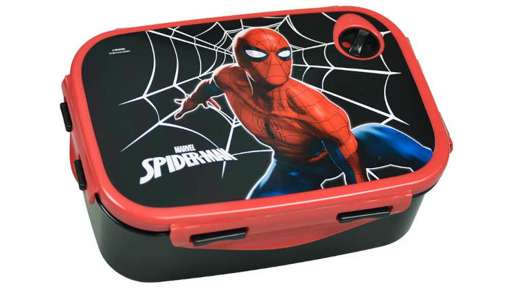 Φαγητοδοχείο Gim Micro Spiderman Black City Μαύρο