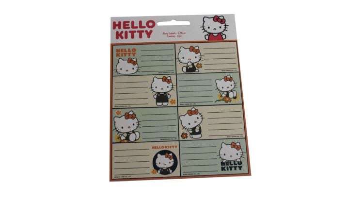 Αυτοκόλλητες Ετικέτες Gim Hello Kitty (2 Φύλλα - 16 Τεμάχια)