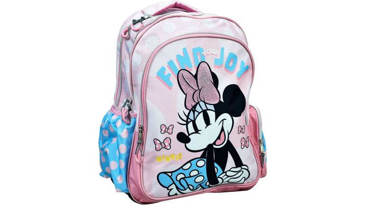Τσάντα Πλάτης Δημοτικού Gim Minnie Polka Dot Power
