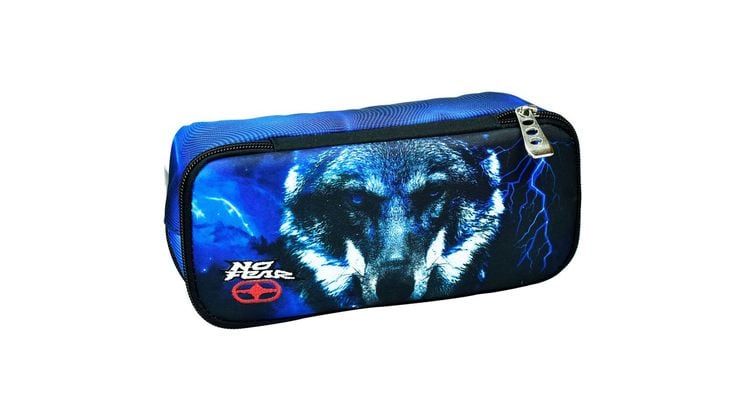 Κασετίνα Οβάλ No Fear Night Wolf