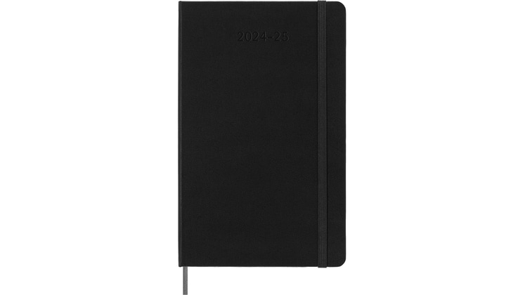 Ημερολόγιο Ημερήσιο Moleskine 18Μ 2024-25 Large Black Hard