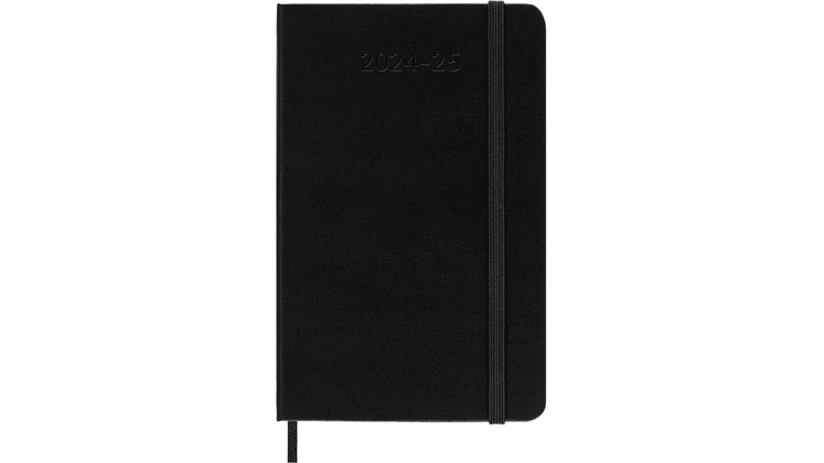 Ημερολόγιο Εβδομαδιαίο Moleskine 18Μ 2024-25 Pocket Black Hard