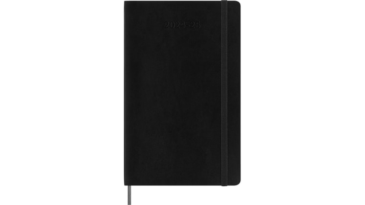 Ημερολόγιο Ημερήσιο Moleskine 18Μ 2024-25 Large Black Soft
