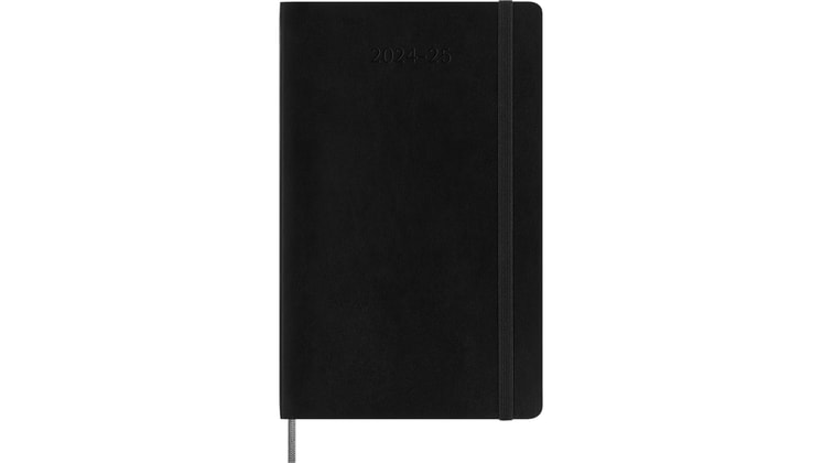 Ημερολόγιο Εβδομαδιαίο Moleskine 18Μ 2024-25 Large Black Soft