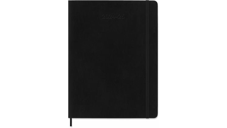 Ημερολόγιο Εβδομαδιαίο Moleskine 18Μ 2024-25 Xlarge Black Soft
