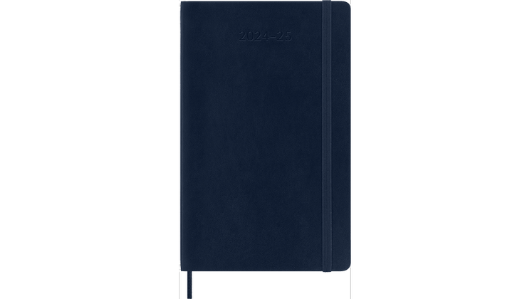 Ημερολόγιο Εβδομαδιαίο Moleskine 18Μ 2024-25 Large Sap. Blue Soft