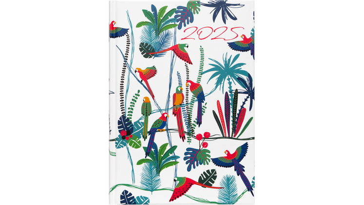 Ημερολόγιο Ημερήσιο Coolbee Parrots On Trees 14.5x20.5cm