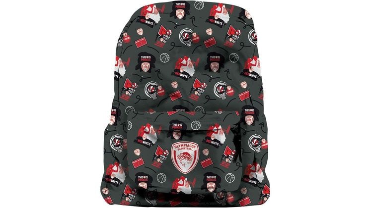 Τσάντα Πλάτης Χάρτινη Πόλη Ολυμπιακός Μπάσκετ