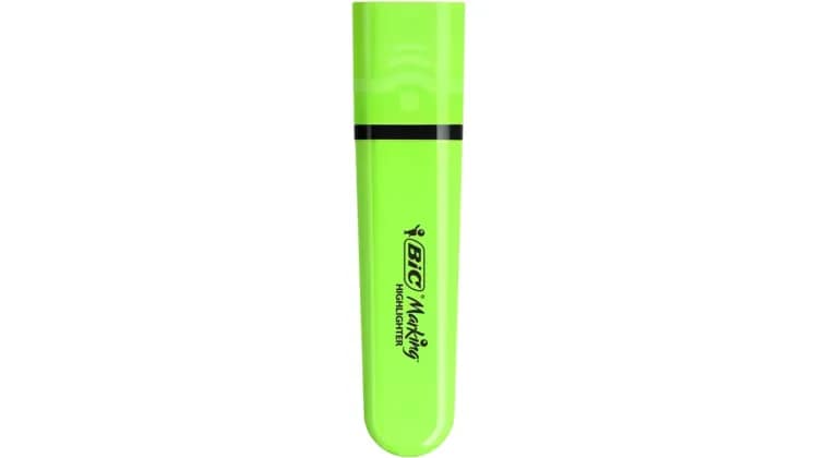 Μαρκαδόρος Υπογράμμισης Bic Flat Neon Πράσινο 1.2 mm