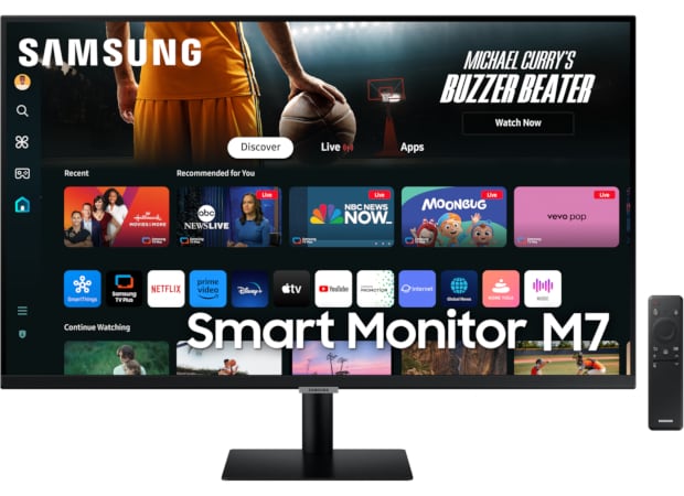 Samsung Smart Monitor M70D LS43DM702UUXDU 43" 4Κ UHD VA Flat 60Hz 4ms