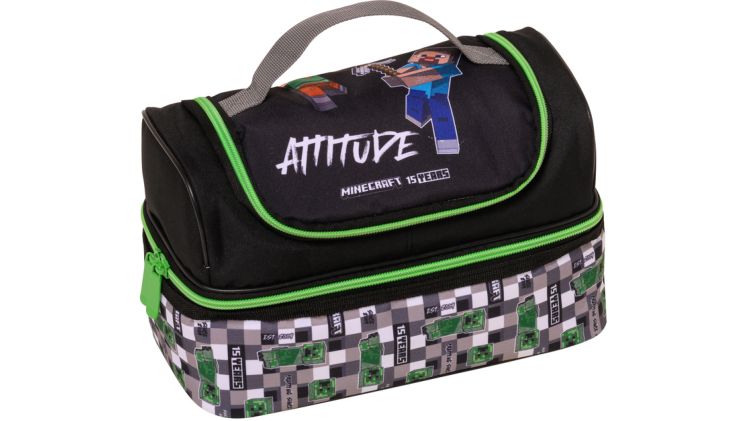 Τσαντάκι Φαγητού Graffiti Προνηπιακό Ισοθερμικό Green Minecraft