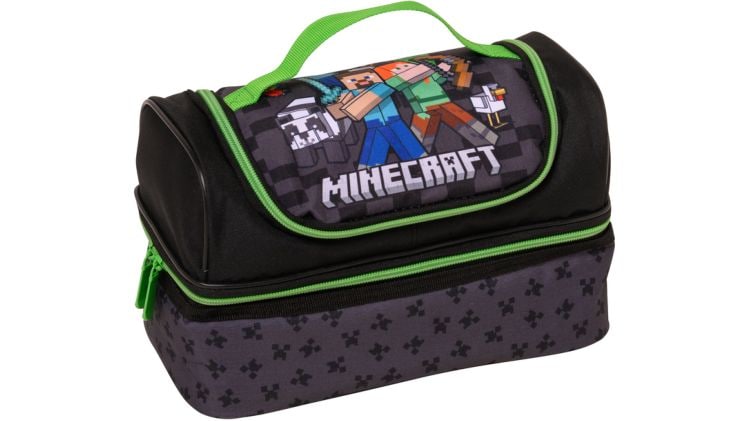 Τσαντάκι Φαγητού Graffiti Προνηπιακό Ισοθερμικό Black Minecraft