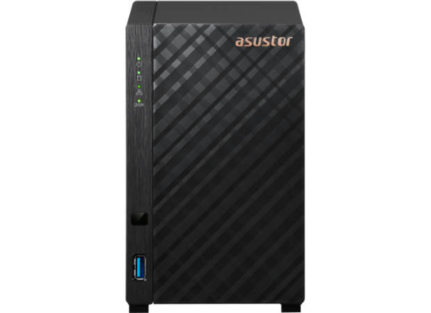 Asustor Drivestor 2 Lite (AS1102TL) NAS Tower σκληρού δίσκου 2 θέσεων για HDD με σύνδεση USB