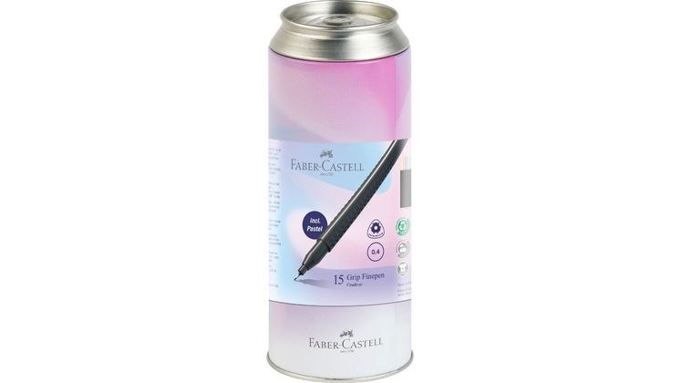 Σετ Κασετίνα Στυλό Faber-Castell Grip Finepen 0.4 mm (15 Τεμάχια)