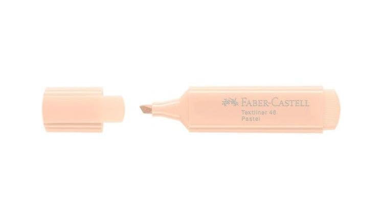 Μαρκαδόρος Υπογράμμισης Faber Castell Textliner 46 Pastel Powder Πορτοκαλί