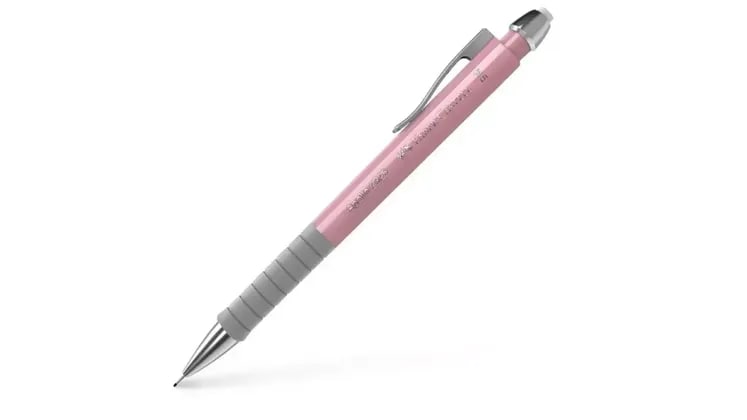 Μηχανικό Μολύβι Faber-Castell με Γόμα Apollo Rose Shadows 0.5 mm