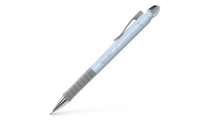 Μηχανικό Μολύβι Faber-Castell με Γόμα Apollo Sky Blue 0.7 mm