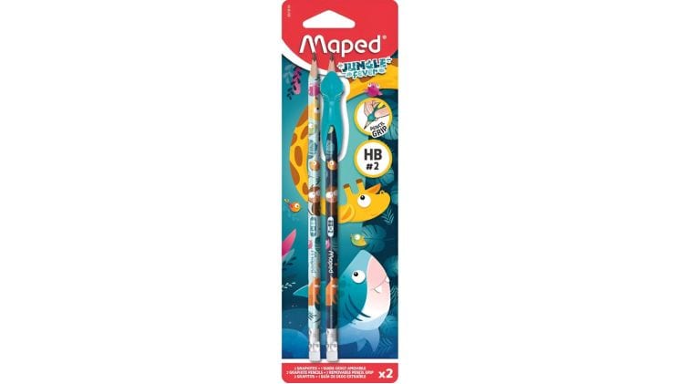 Μολύβι Maped με Γόμα & Οδηγό ΗΒ Jungle Fever (2 Τεμάχια)