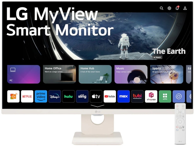 LG Smart Monitor 27SR50F-W 27" FHD IPS Flat 60Hz 5ms