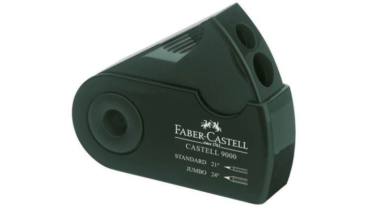 Ξύστρα Βαρελάκι Faber Castell Sleeve Διπλή