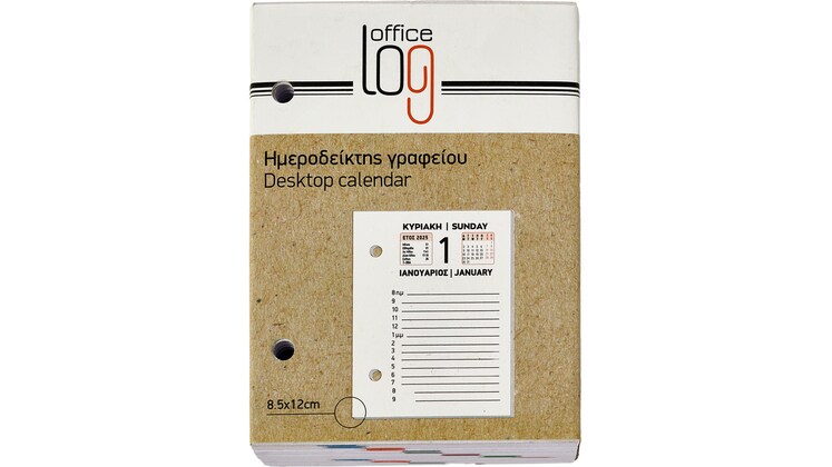 Ημεροδείκτης Office Log Γυριστός 8.5x12cm
